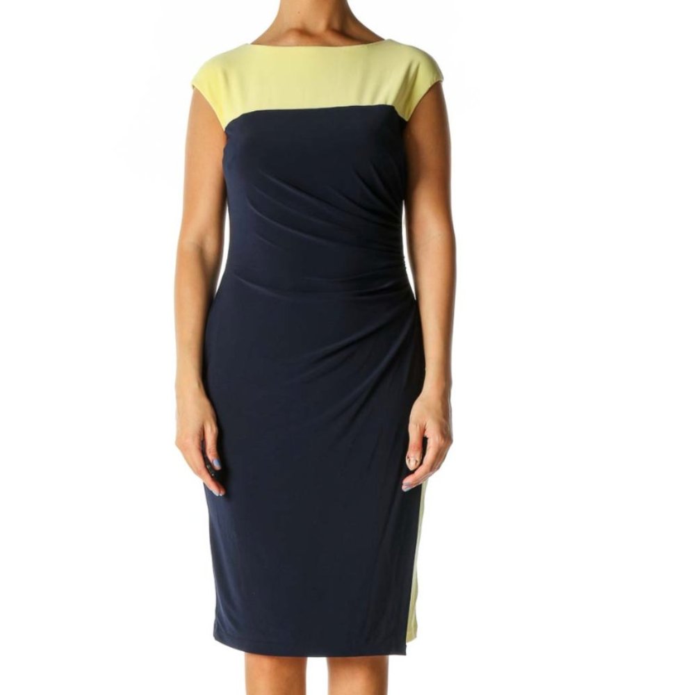 Lauren Ralph Lauren Dress / Colorblock / Acceptable Used Condition / Size 10